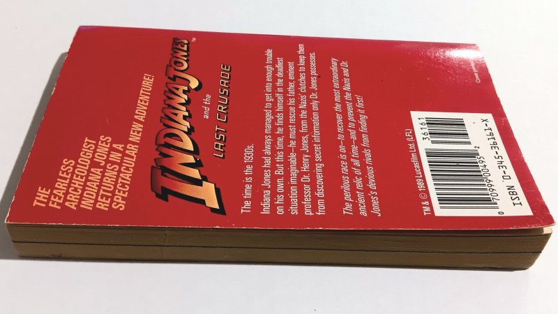 INDIANA JONES & THE LAST CRUSADE (2008) ROB MACGREGOR | PAPERBACK