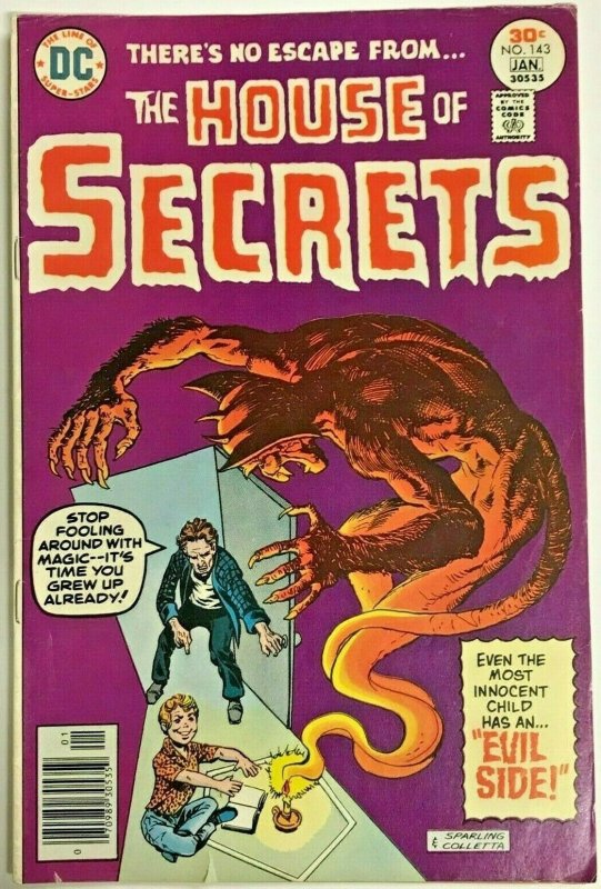 HOUSE OF SECRETS#143 FN 1976 DC BRONZE AGE COMICS