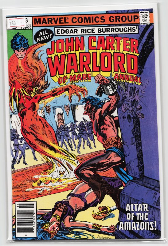 John Carter Warlord of Mars Annual #3 (1979) John Carter Warlord of Mars