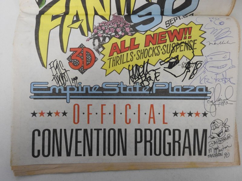 Comics Buyer's Guide Sep 7th, 1990 missing 1st half, Signed and remarked...