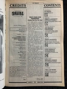 1988 COMICS INTERVIEW #56 FN- 5.5 Excalibur / Chris Claremont