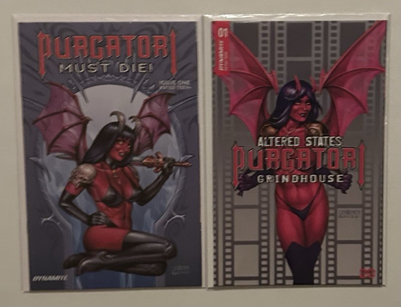 Purgatori Must Die #1 Altered States Grindhouse #1 Joe Linsner NM Lot