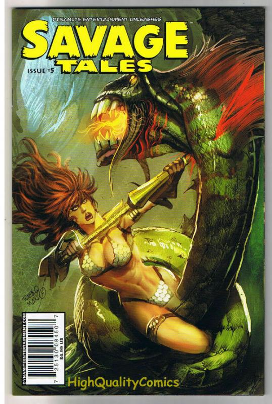 SAVAGE TALES #5, VF, Pablo Marcos, Red Sonja, Femmes, 2007, more RS in store