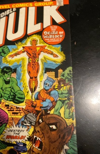 The Incredible Hulk #178 (1974)the reborth of warlock
