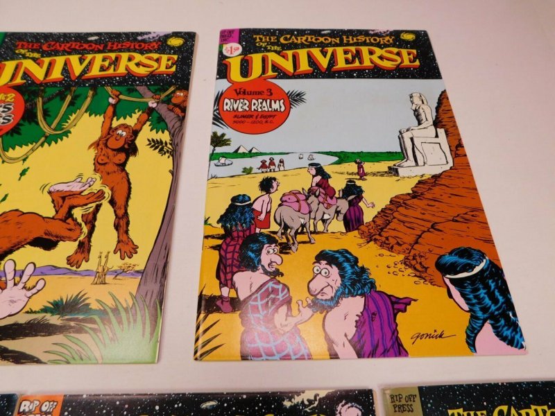 The Cartoon History of the Universe 1-7 Set Larry Gonick Underground Comix