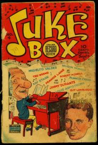 Juke Box Comics #4 1948- Jimmy Durante- Famous Funnies POOR