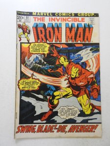Iron Man #51 (1972) VG- Condition moisture stain