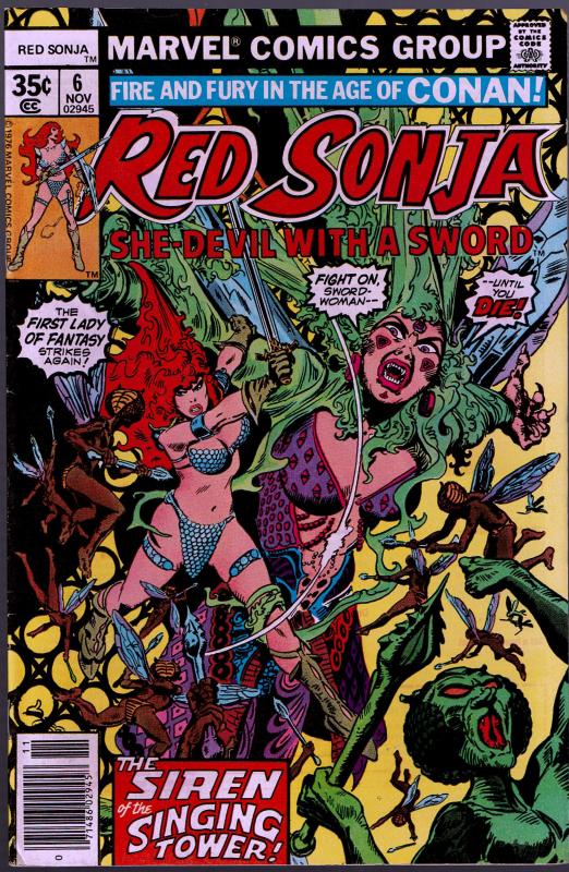 Red Sonja #6 ( 1st Series ) - 8.0 or Better