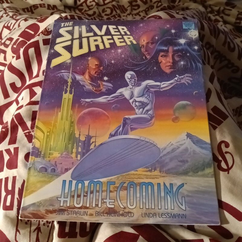 The Silver Surfer Homecoming TPB Marvel Comics 1991 Modern Age Graphic Novel Gn