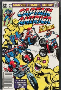 Captain America #269 Newsstand Edition (1982) Captain America