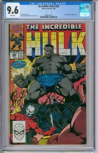 Incredible Hulk #369 CGC 9.6 White Pages