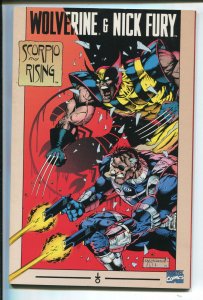 Wolverine & Nick Fury - Scorpio Rising Trade PaperBack - (Grade 9.2) 1994
