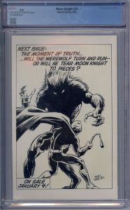 MOON KNIGHT #29 CGC 9.2 WEREWOLF JACK RUSSELL BILL SIENKIEWICZ