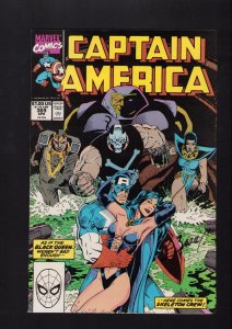 Captain America #369 - SIGNED BY MARK BAGLEY! (7.5) 1990