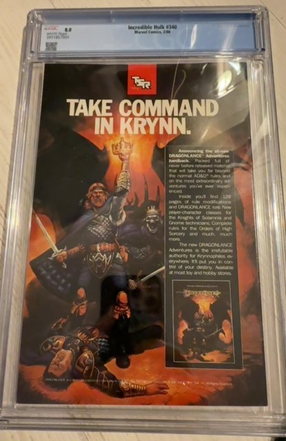 The Incredible Hulk #340 (1988)Wolverine Hulk clash Mcfarlane cover