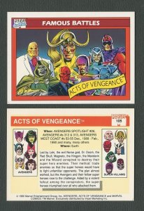 1990 Marvel Comics Card  #105 (Acts of Vemgeance)  NM-MT