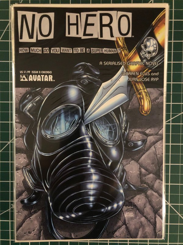 No Hero #0, 1, 2, 3, 4,5,6,7 (2008) Extra variants.  Homage variant covers