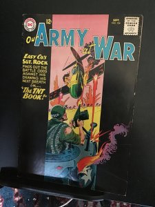 Our Army at War #134  (1963) Kubert Sgt Rock, Easy Co. FN- wow!