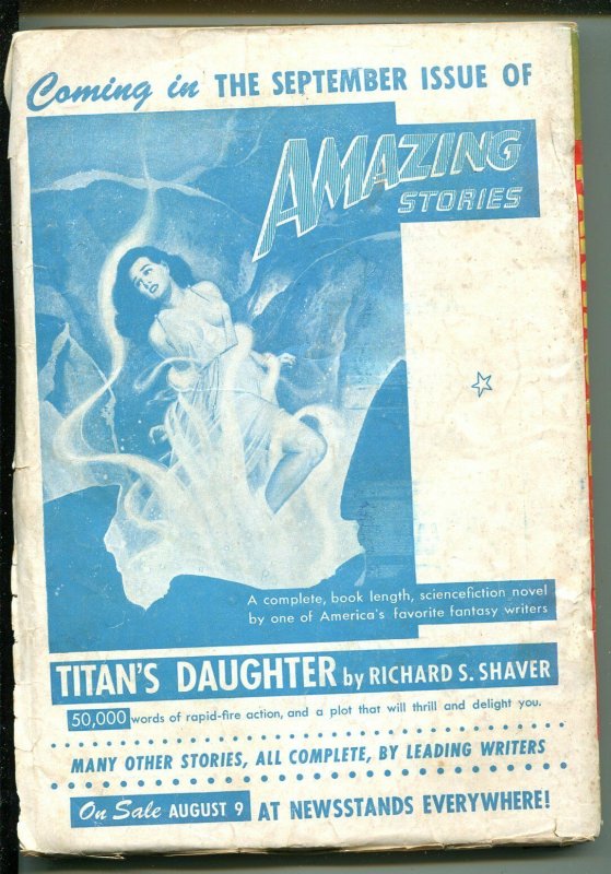 FANTASTIC ADVENTURES 8/1948-ZIFF-DAVIS-PULP SCI-FI-HINTON-LEE FRANCIS-SHARP-fr