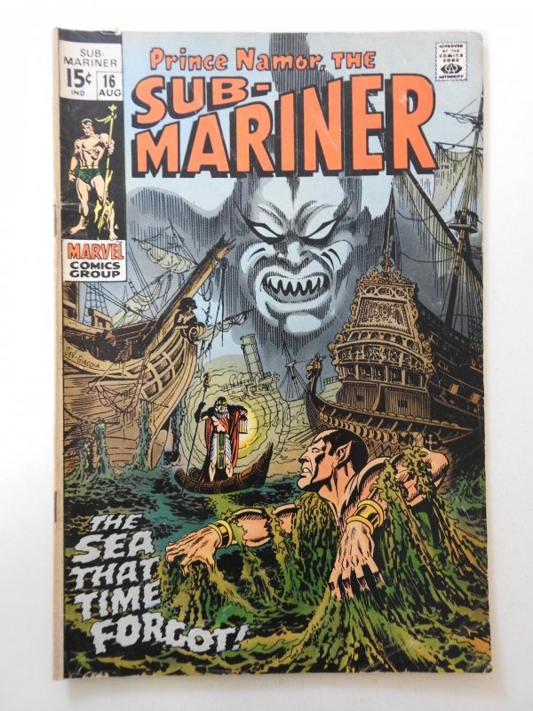 Sub-Mariner #16 (1969) VG Condition