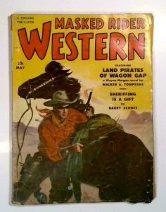 Masked Rider Western May 1951 LAWSON BUTLER ,WALKER A. TOMPKINS, BARRY SCOBES,