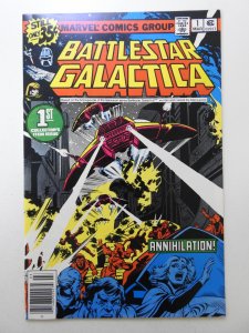 Battlestar Galactica #1 (1979) Starbuck and Apollo! Sharp VF+ Condition!!