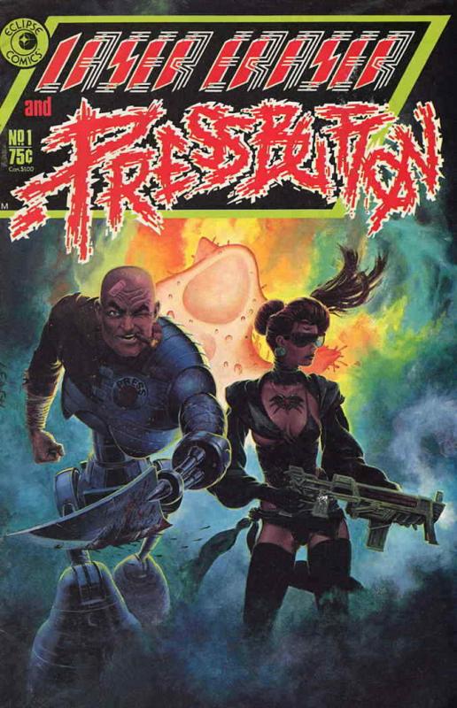 Laser Eraser And Pressbutton #1 VF/NM; Eclipse | save on shipping - details insi