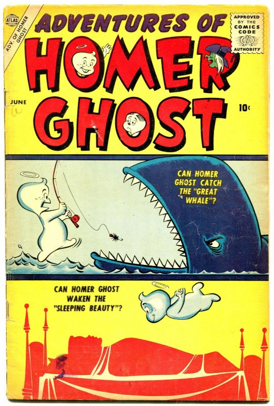 Adventures of Homer Ghost #1 1957- Atlas Humor- DeCarlo VG