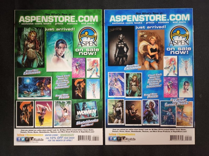 Lola XOXO 6PC LOT #1-6 - Aspen Comics/Siya Oum (9.0) 2014