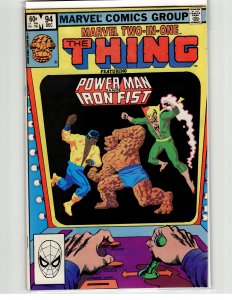 Marvel Two-in-One #94 (1982) Power Man