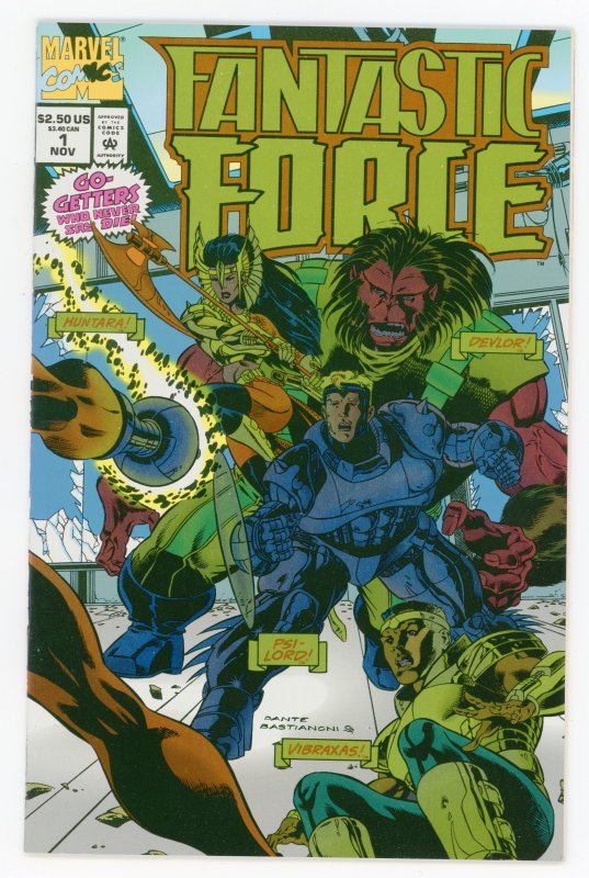 Fantastic Force #1 Black Panther Foil Cover VF