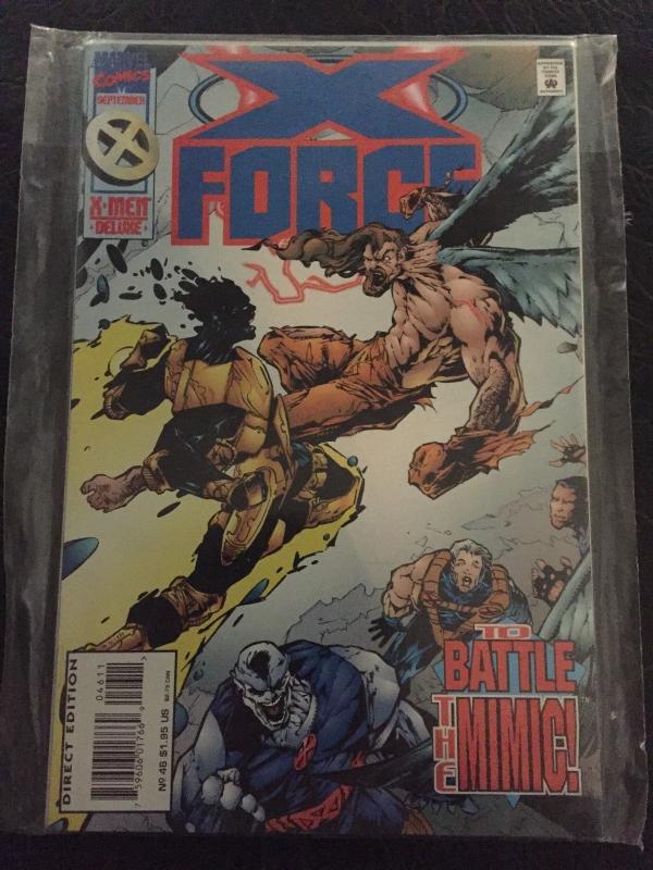 X-FORCE / X-FORCE-DELUXE / LOT OF 9 TOTAL / MARVEL--1990's