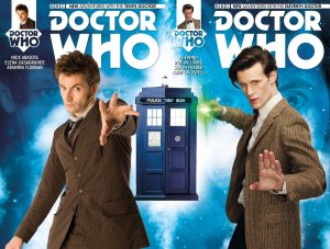 NEW 2014 TITAN DOCTOR WHO #1 TENTH & ELEVENTH WARP 9 EXCLUSIVE PHOTO COVER SET