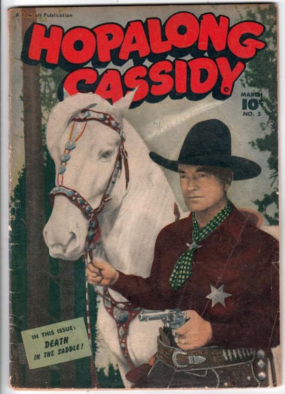 Hopalong Cassidy #5 (Mar-47) GD Affordable-Grade Hopalong Cassidy