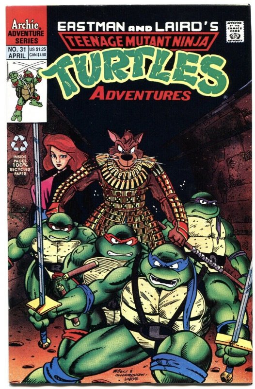 TEENAGE MUTANT NINJA TURTLES ADVENTURES #31 -1992-later issue 