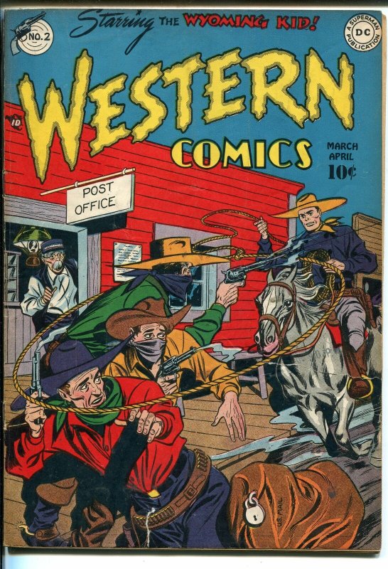 WESTERN #2 1948-DC-WYOMING KID-VIGILANTE-vg