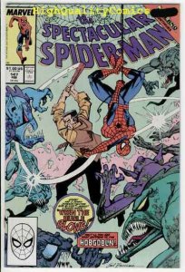 Peter Parker SPECTACULAR SPIDER-MAN #147 NM-, Inferno 1976 1989 more in store