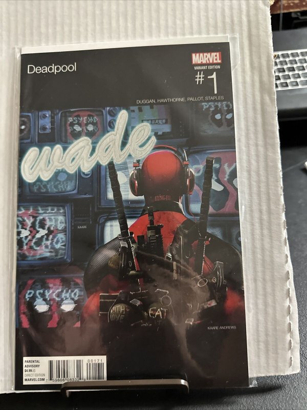 Deadpool 1 Hip Hop Variant Near Mint Duggan Hawthorne Attention Deficit Wade