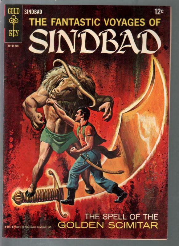 Fantastic Voyages of Sinbad #2 1962-painted cover-final issue-VF+ 