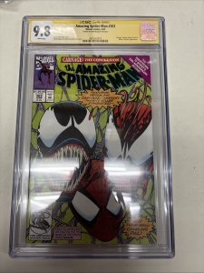 Amazing Spider-Man (1992) # 363 (CGC 9.8 SS) Signed Mark Bagley Carnage