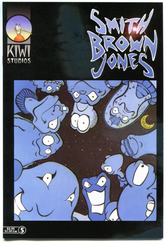 SMITH BROWN JONES - ALIEN ACCOUNTANT #1 2 3 4 5, NM, 5 issues, Signed Bean + Art