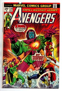 Avengers #129 - Kang the Conqueror - Captain America - Iron Man - 1974 - FN
