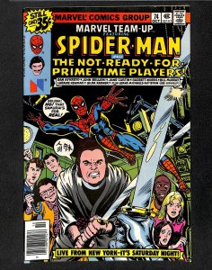 Marvel Team-up #74 VF/NM 9.0 Saturday Night Live!