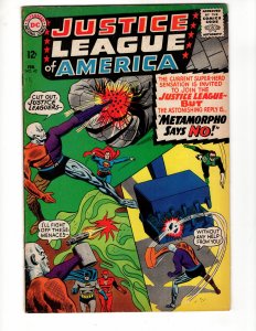 Justice League of America #42 METAMORPHO SAYS...NO! Silver Age DC Classic !!!