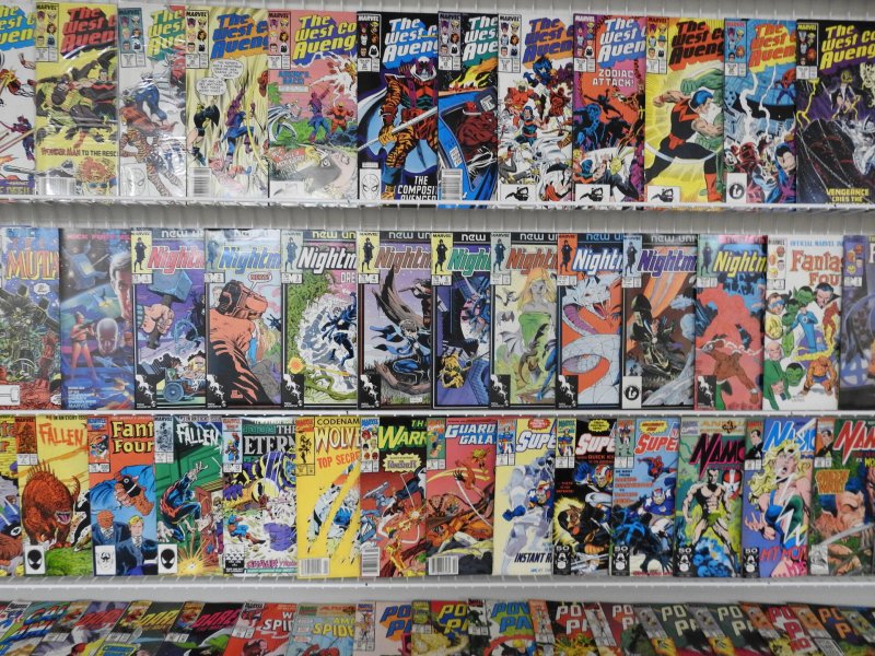 Huge Lot 190+ Comics W/ She-Hulk, Spider-Man,  Fantastic Four, Avg VF- Condition