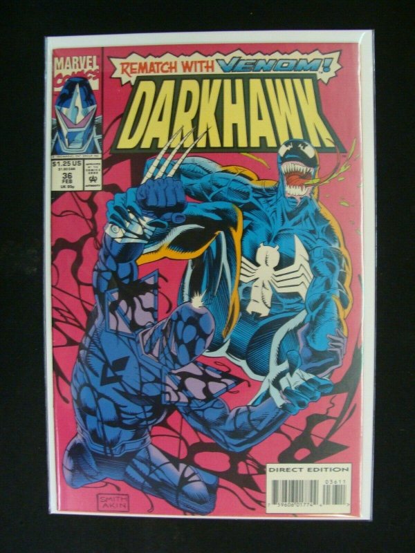 Darkhawk #36 Rematch with Venom Marvel NM Condition