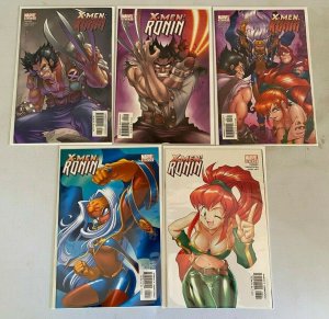 X-Men Ronin set #1-5 8.0 VF (2003)