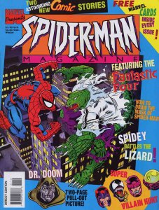 Spider-Man Magazine #11 (with card) VF ; Marvel | Fantastic Four