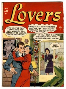 LOVERS #30 Nov 1950 ( Marvel ) ATLAS Comics Joe Kubert Bob Powell Art PRE-CODE