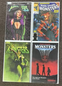 Mark Spears Monsters #4,5,6,7 NM Lot Keenspot 2025